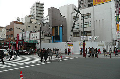 東京都市街地工事沈下修正