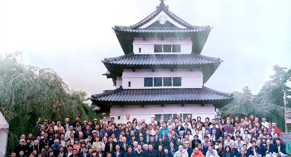 弘前城曳家イベント集合写真