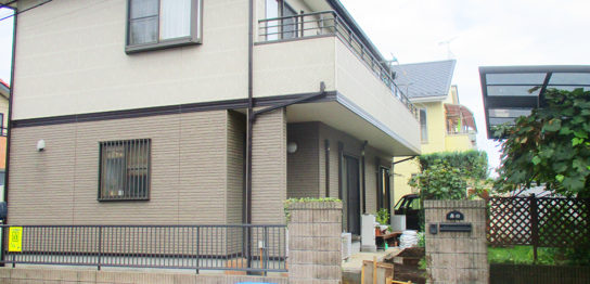 住宅の沈下修正（栃木県宇都宮市）