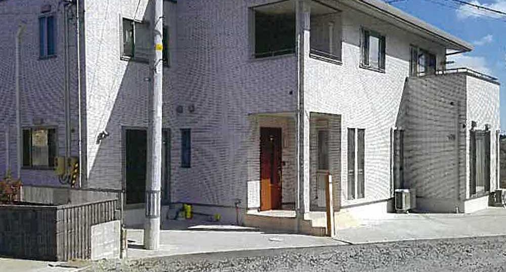 二階建て住宅の沈下修正(福島県相馬市)