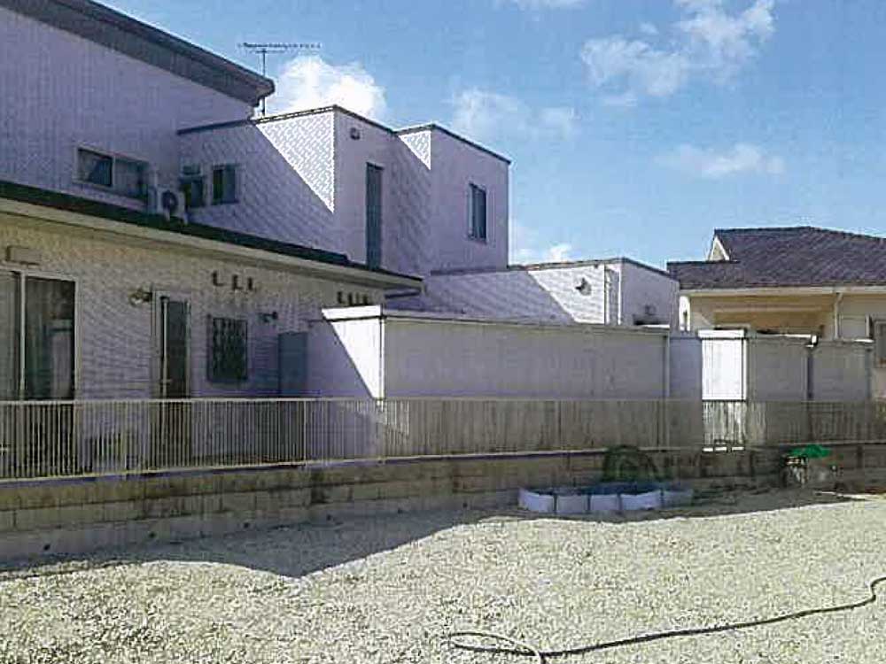 二階建て住宅の沈下修正（福島県相馬市）
