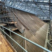 比叡山延暦寺 国宝・根本中堂沈下修正（滋賀県大津市）