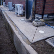 沈下修正薬液注入工法（茨城県）