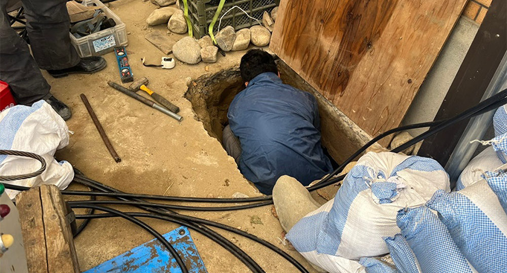 沈下修正(新潟県)