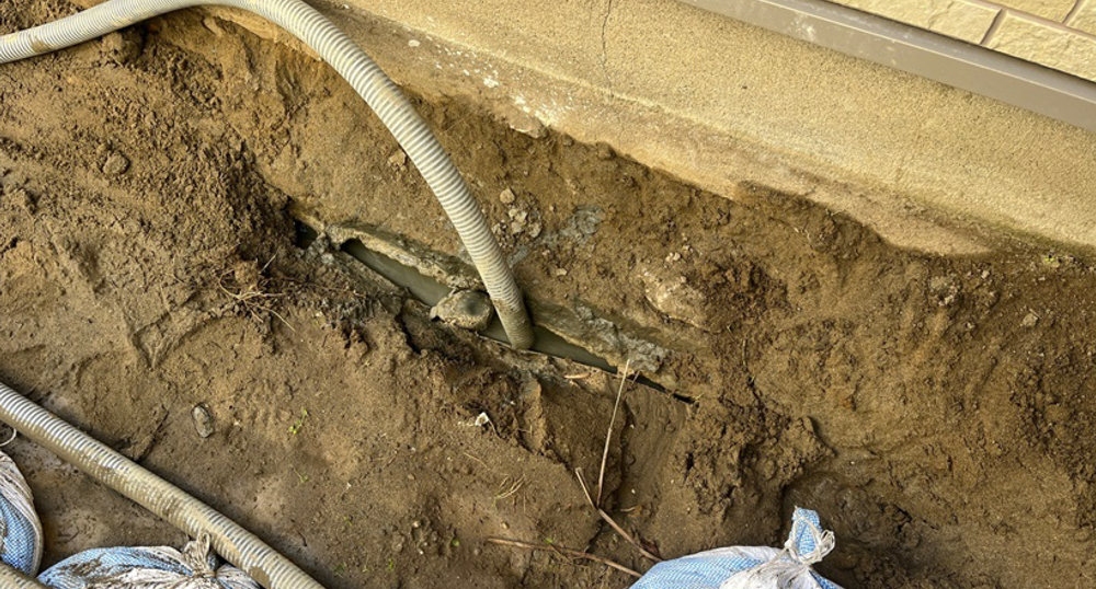 住宅の傾きの沈下修正工事（新潟県新潟市）