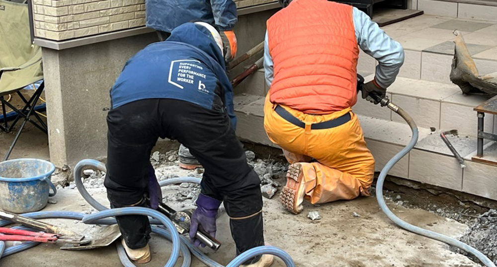 新潟市西区の地盤改良