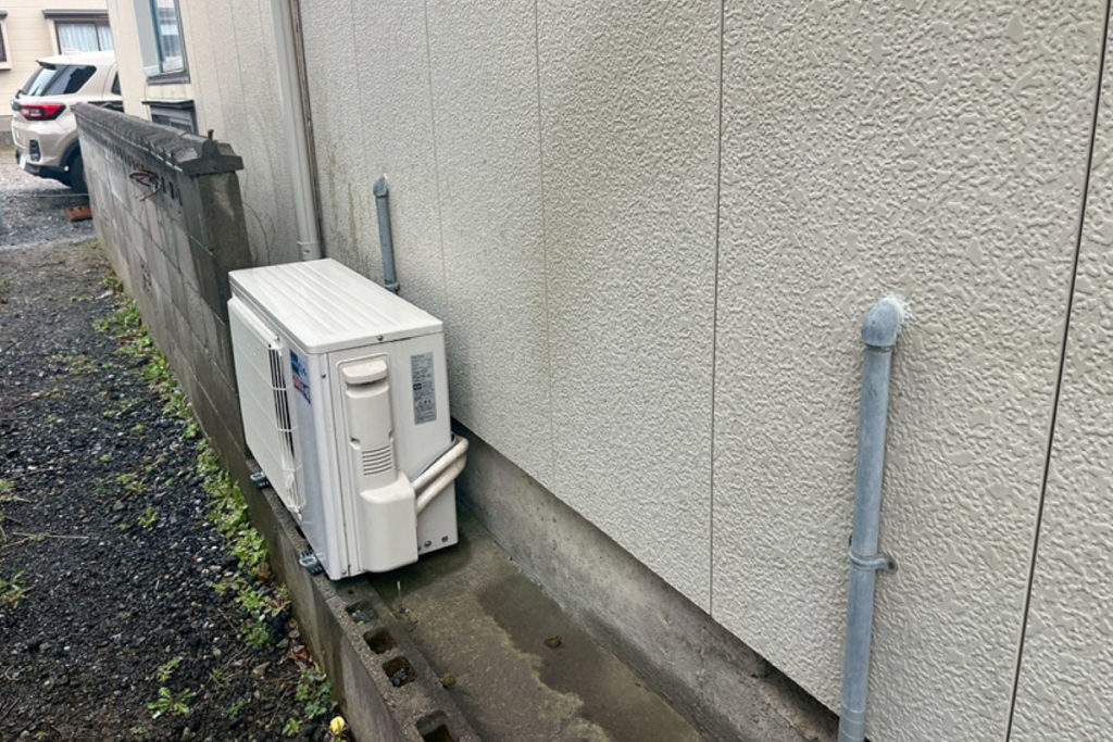 平屋の沈下修正工事現地調査（新潟県新潟市）