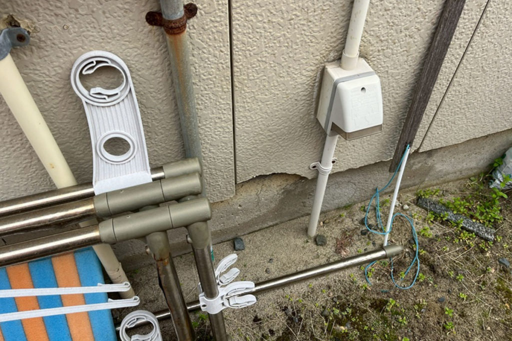 平屋の沈下修正工事現地調査（新潟県新潟市）