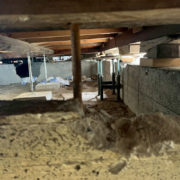 土台上げ工法によるジャッキアップ