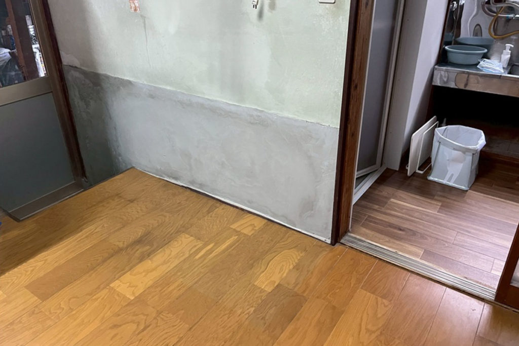 沈下修正によるリフォーム