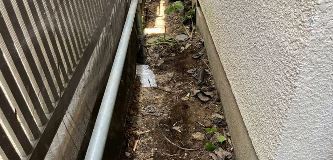 基礎下地盤空洞化（神奈川県横浜市）