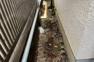 基礎下地盤空洞化（神奈川県横浜市）