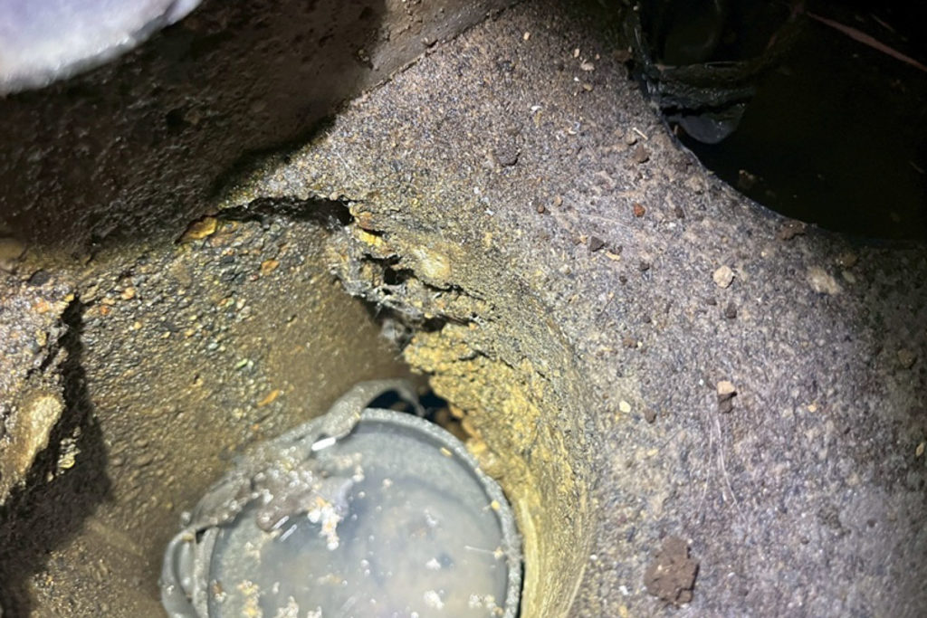 基礎下地盤空洞化（神奈川県横浜市）