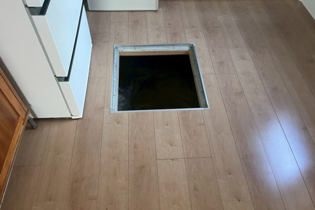 床下地盤空洞化（神奈川県横浜市）