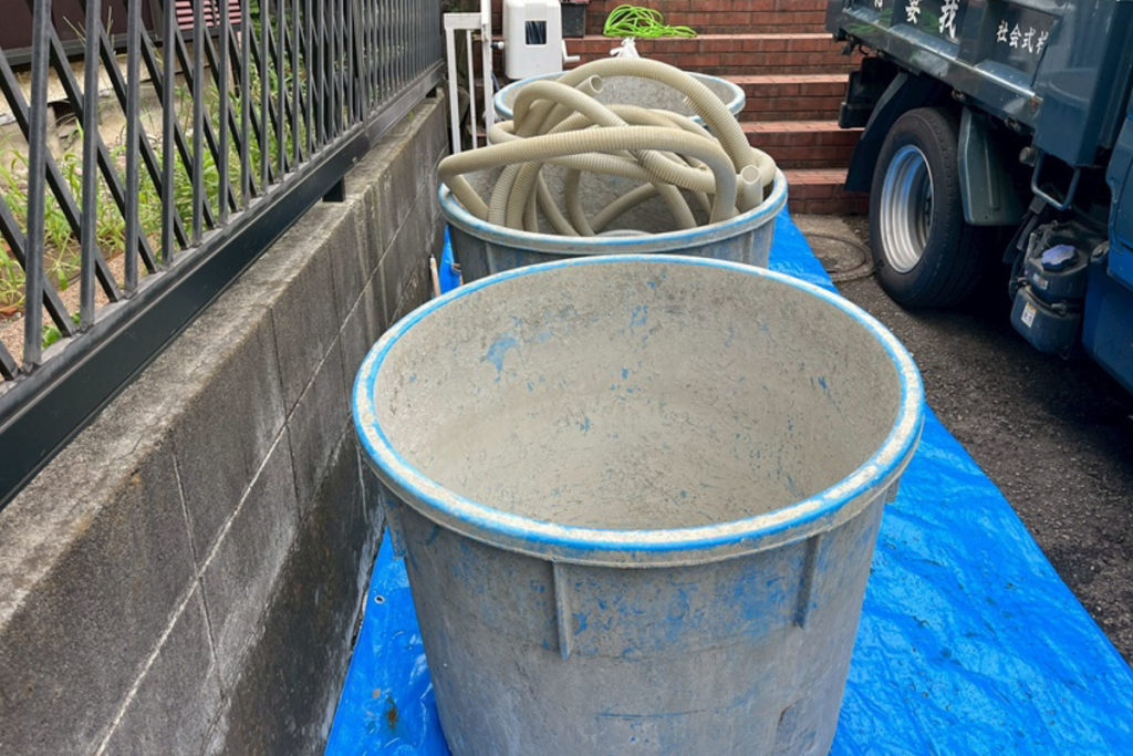 地盤空洞化穴埋め隙間充填（神奈川県横浜市）