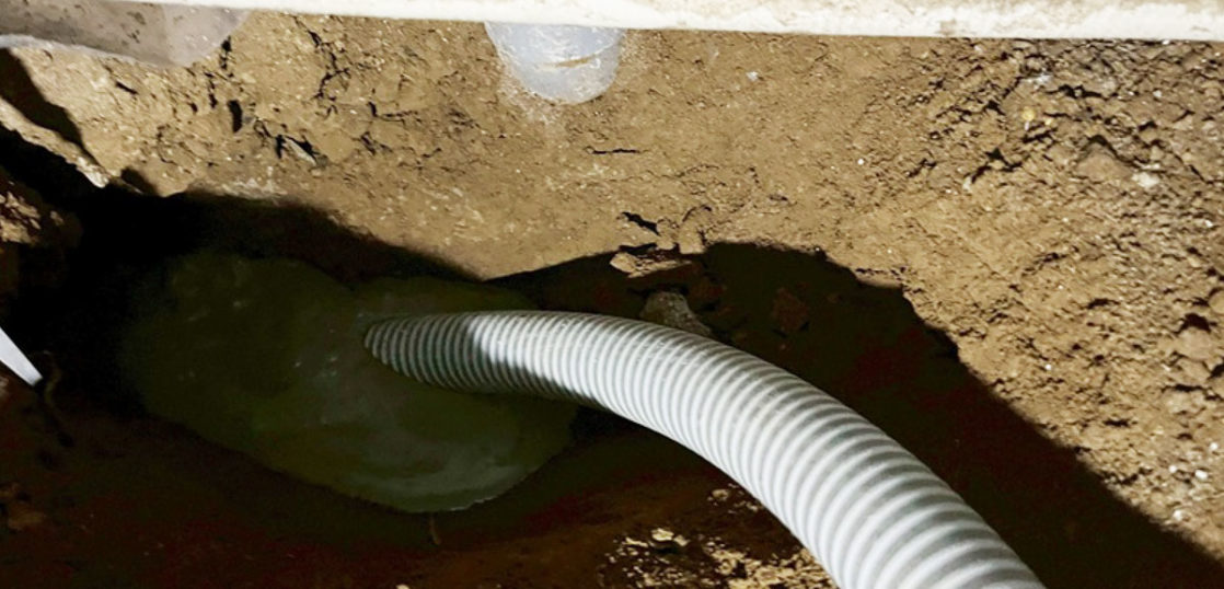 地盤空洞化穴埋め隙間充填（神奈川県横浜市）