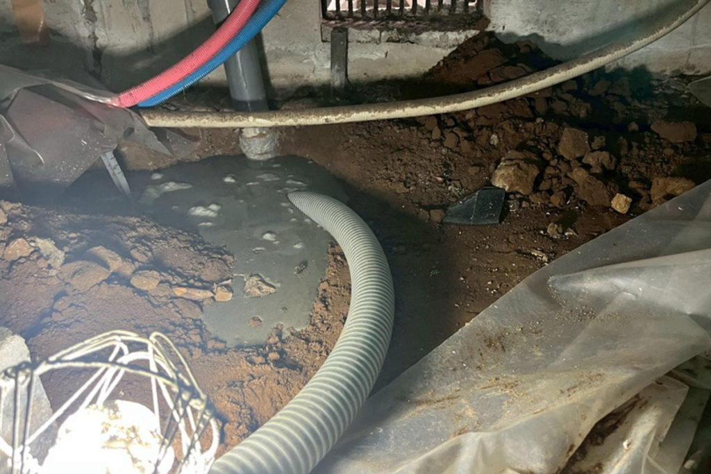 地盤空洞化穴埋め隙間充填（神奈川県横浜市）