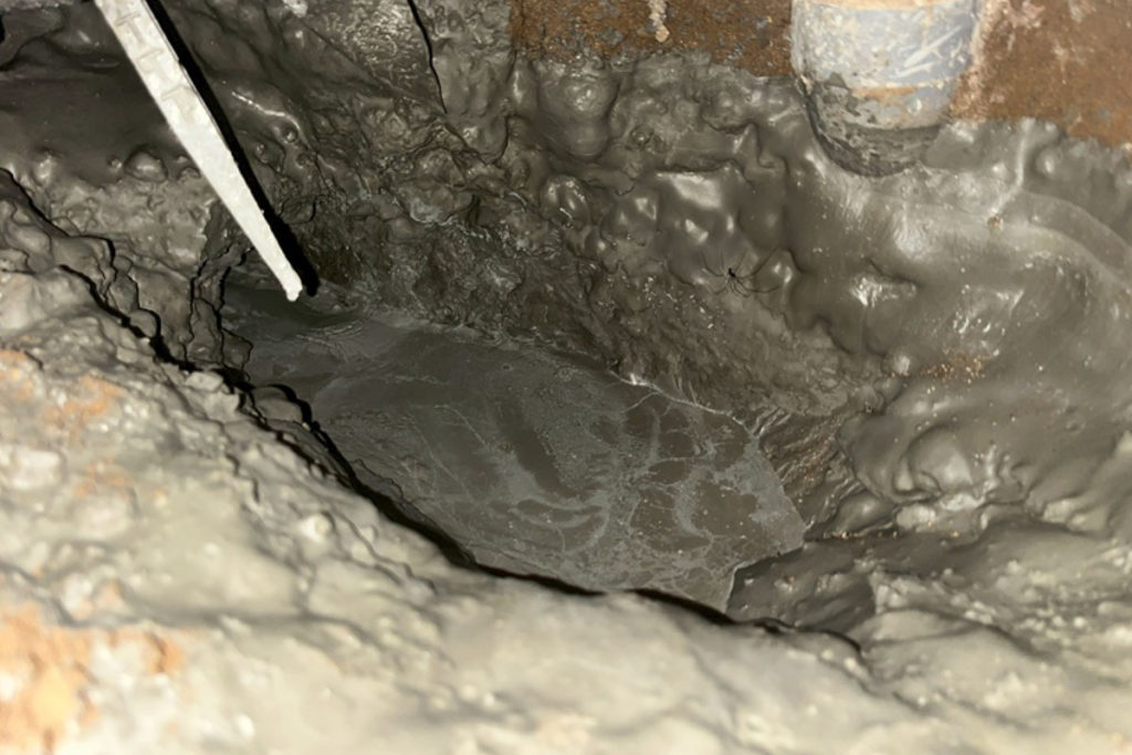 地盤空洞化穴埋め隙間充填（神奈川県横浜市）