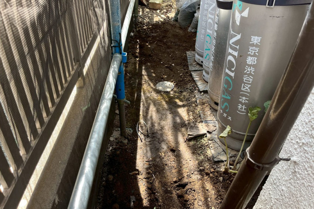 地盤空洞化穴埋め隙間充填（神奈川県横浜市）