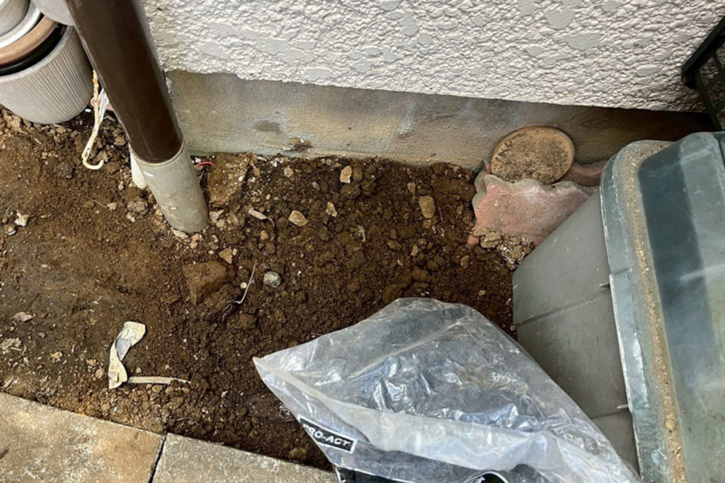 地盤空洞化穴埋め隙間充填（神奈川県横浜市）