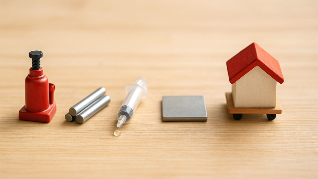 家の傾きの直し方｜我妻組