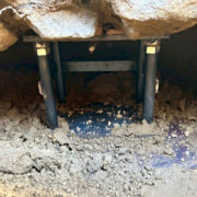 沈下修正工事掘削作業（石川県羽咋市）