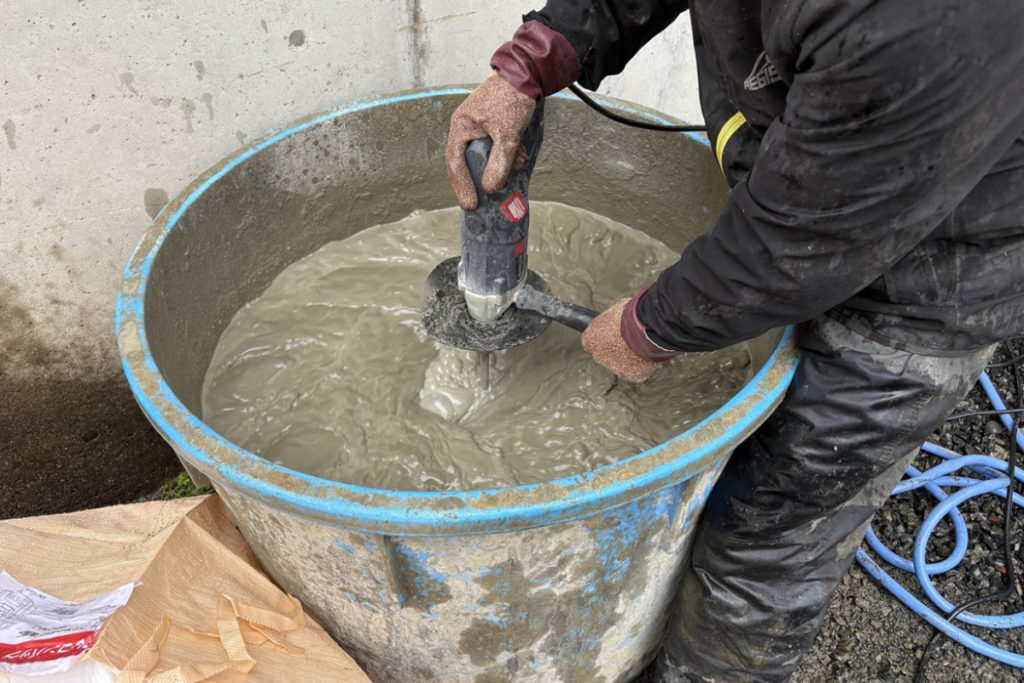 米沢市沈下修正工事の事例