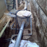 沈下修正工事（千葉県市川市）