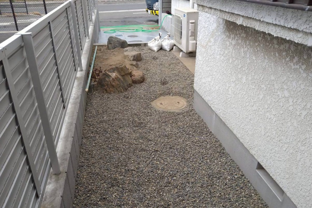 沈下修正工事（千葉県市川市）