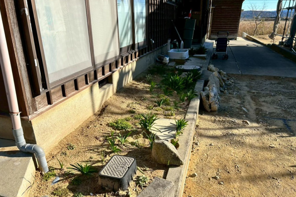 沈下修正工事（石川県羽咋市）