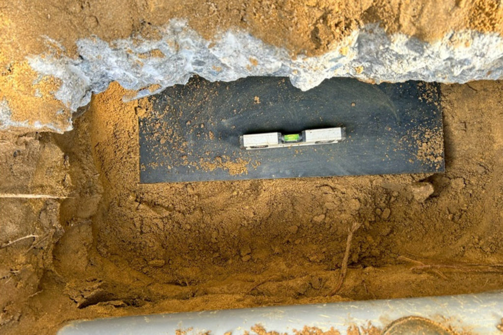 沈下修正工事（石川県羽咋市）