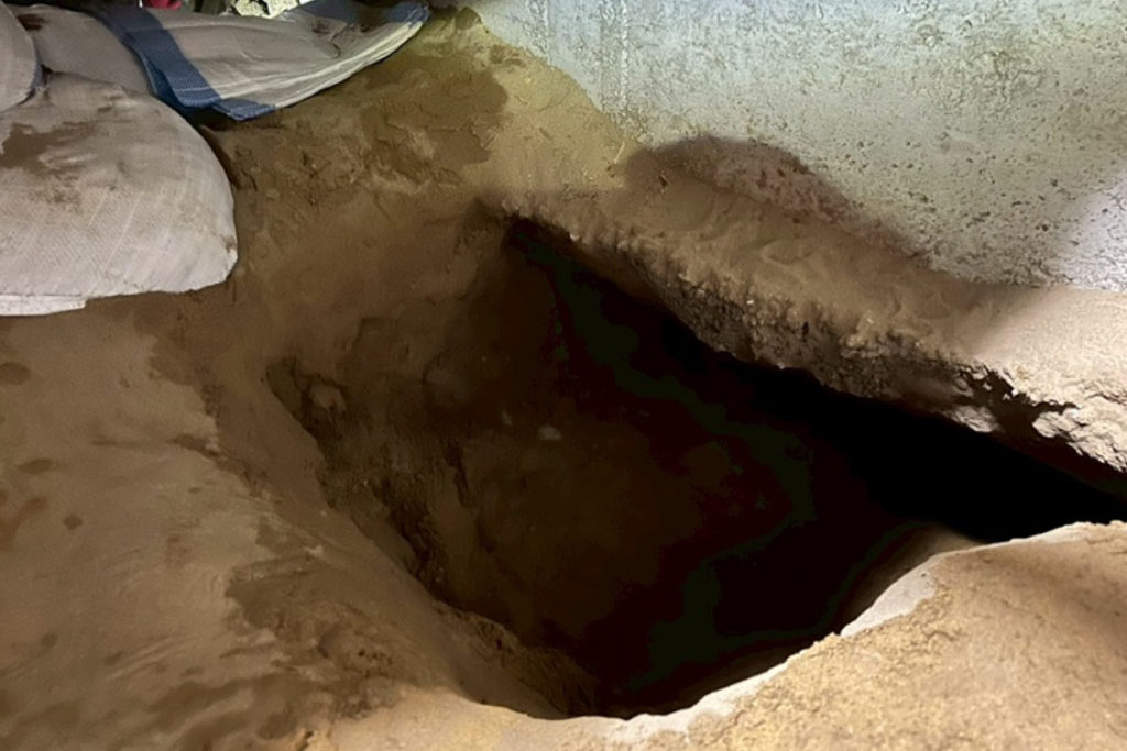 沈下修正工事（石川県羽咋市）