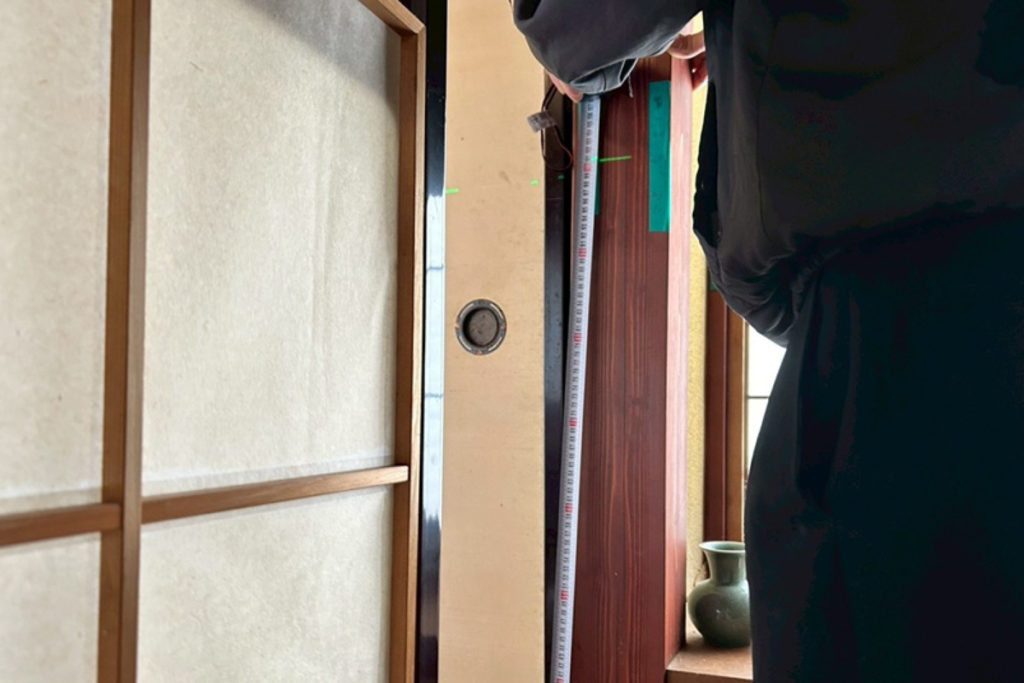 沈下修正工事（石川県羽咋市）